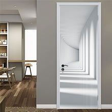 Load image into Gallery viewer, Multiple Size 3D Door Stickers Waterproof PVC Self Adhesive Wallpaper For Doors Peel and Stick DIY Wood Bedroom Refurbish Decals
